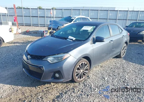 2015 Toyota Corolla S Plus z USA, uszkodzony, nr VIN 2T1BURHE5FC406582